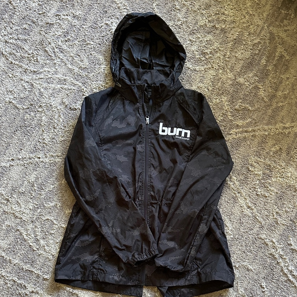 Black Burn Boot Camp Hooded Jacket